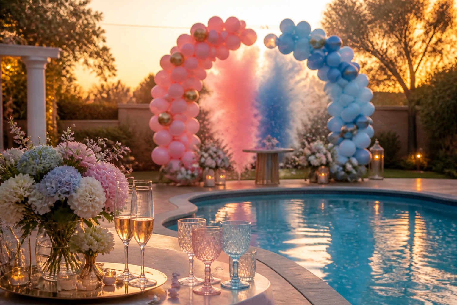 Hosting Gender Reveals: Managing Dye, Smoke & Confetti